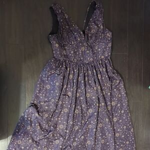 Purple Astrological Sleeveless Dress